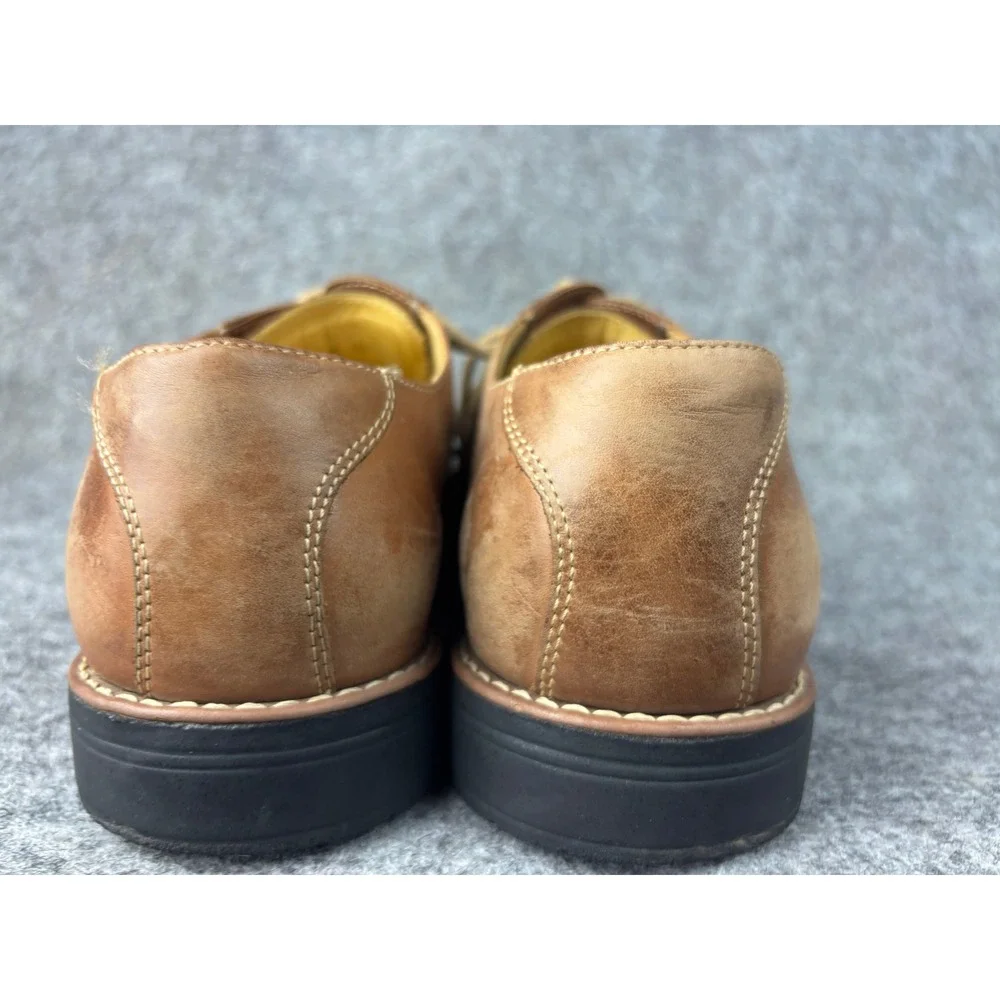 Sandro Moscoloni Oxford Shoes Mens 10W Brown Leather Cap Toe Lace Up 17763